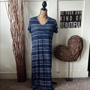 Sonoma Blue Striped Nightgown